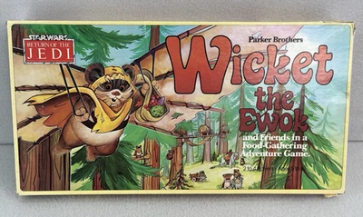 De colección 1983 Star Wars Wicket the Ewok Juego ROTJ Parker Bros RARO No Completo Foto 1 de 4