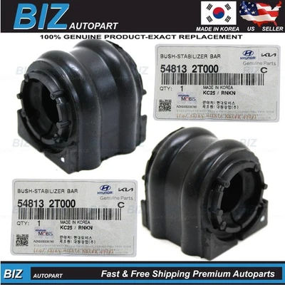 Genuine 2x Front Stabilizer Bar Bushings for 17-22 Hyundai 12-24 Kia 54813-2T000 - Image 1 of 4