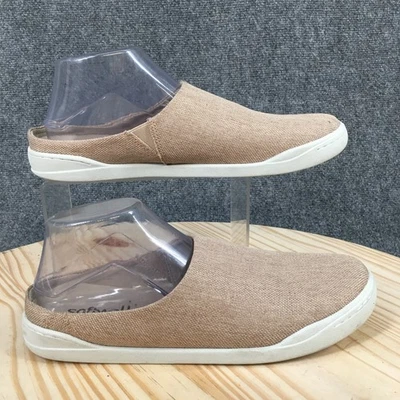 Mocasín Softwalk para mujer 10,5 M marrón castaño rojizo punta redonda sin cordones informal cómodo Foto 1 de 4