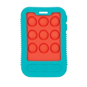 Nuby Giggle Bytes Coral Sensory Popper Teether Toy for Babies 3 Months Plus - Picture 1 of 8