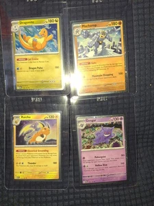 Sam's 151 Cosmic Holo Set 4 Promo Karten, Sleeved & Placed In Card Protector - Bild 1 von 3