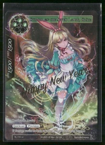 Force of Will TCG Avatar of the Seven Lands, Alice RL1701-2 "Happy New Year" PR - Picture 1 of 4