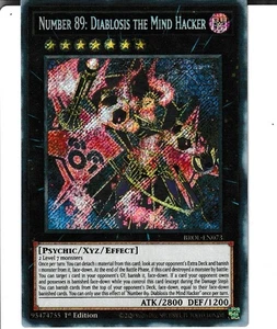 Yugioh Brothers Of Legend Number 89: Diablosis The Mind Hacker Secret Rare - Picture 1 of 2