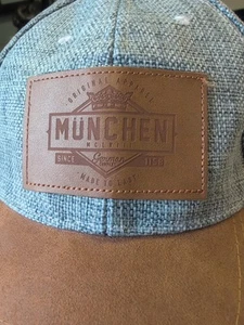 NEW! Fox Originals MUNCHEN Germany Tweed Color Block Adjustable Trucker Hat - Picture 1 of 8