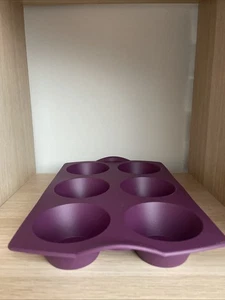 Tupperware Silikon Form Tupcakes / Muffin Backform Lila NEU - Bild 1 von 2