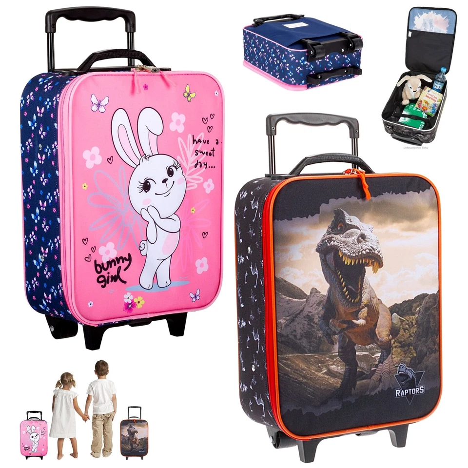 Kindertrolley Jungen Kinderkoffer Fabrizio Kinder Spiel Koffer Trolly 20582 Wahl - Bild 1 von 4