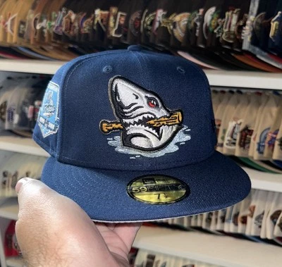 New Era 5950 Myrtle Beach Pelicans Exclusive Fitted Hat Myfitteds Hatclub Milb - Image 1 of 3