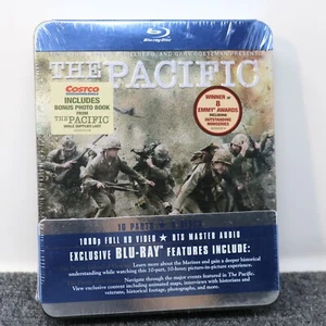 The Pacific 6 Blu-ray Discs 1080p Full HD Video in Reusable Collectible Tin New - Picture 1 of 3