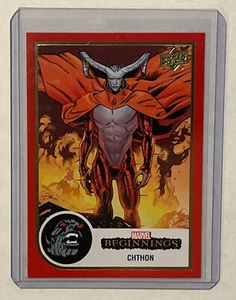 2022 Upper Deck Marvel Beginnings Red Base Chthon #69 - Picture 1 of 2