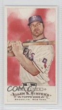 2009 Topps Allen & Ginter's Mini Red Bazooka Back /25 Hank Blalock #240