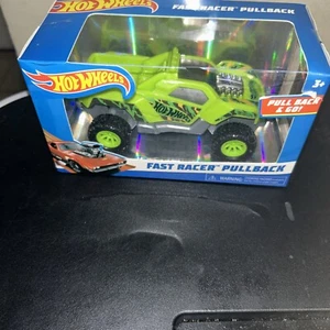 Hot Wheels Fast Racer Pullback Toy Vehicle - Dawgzilla, Green NIB NRFB - Picture 1 of 5
