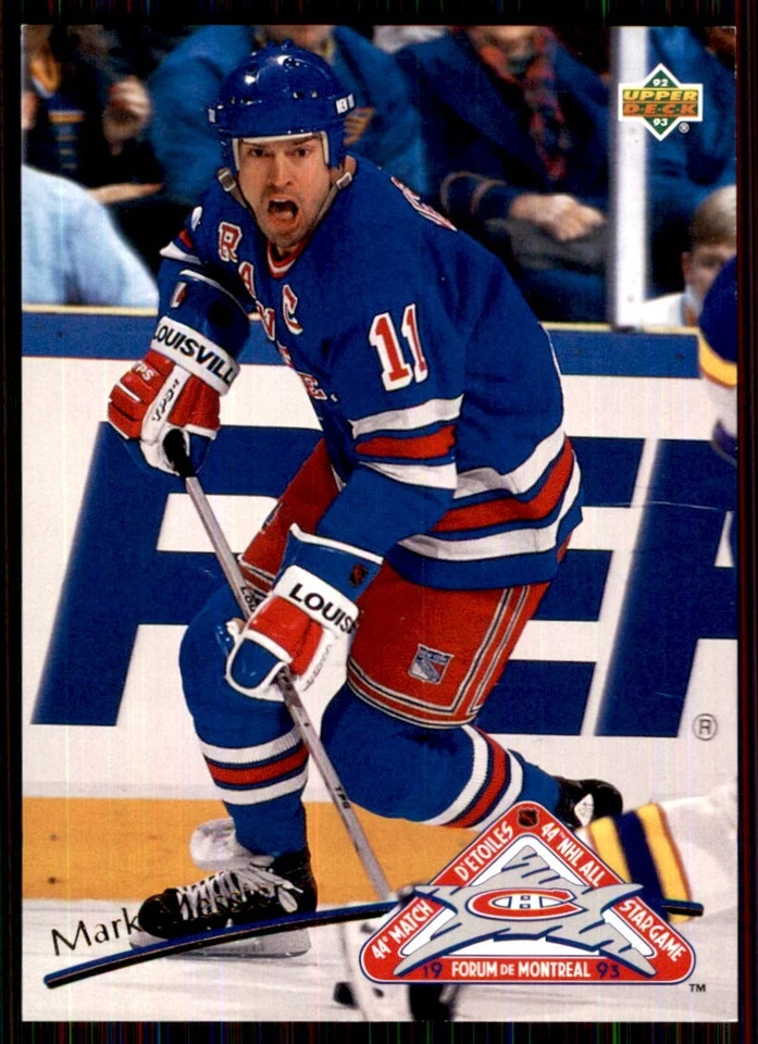 1992-93 Upper Deck - All-Stars Mark Messier New York Rangers #7 - Image 1 of 2