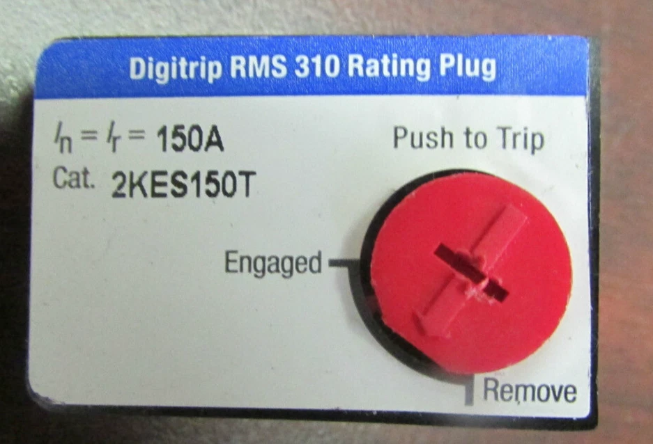 Enchufe de clasificación EATON CUTLER HAMMER para interruptor KD 2KES150T 150 amp 6612C40G14 Foto 1 de 1