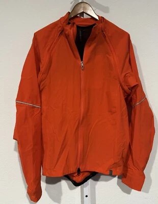 Specialized Cycling Jacket Mens Large Orange Deflect Hybrid Convertible Sleeves - Image 1 of 4