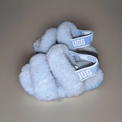 ZAPATILLAS UGG PELUSA NIÑA NIÑA TALLA 7 Azul Bebé  Foto 1 de 4