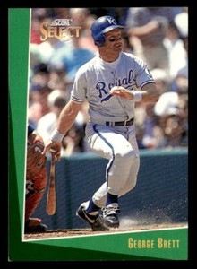 George Brett 1993 Select  Card #78 Kansas City Royals