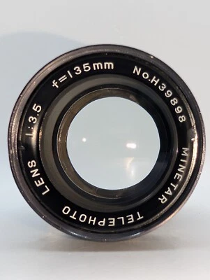 [SUPER RARE] Tokina Minetar 135mm F2.8 Telephoto Tokyo Koki MF  Minolta SR Mount - Image 1 of 4