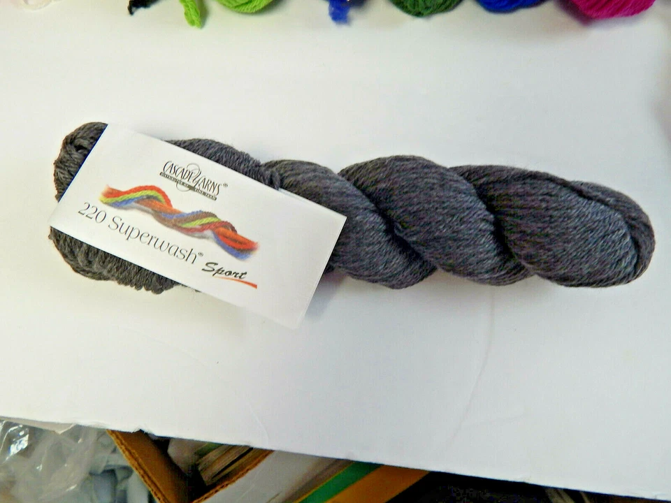 Cascade 220 Superwash Sport 100% Wool  yarn -   13 Colors - Image 1 of 1