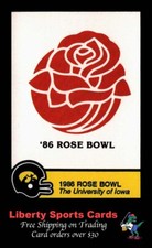 1989  Iowa Hawkeyes Team Issue Rose Bowl 1986 #_RB