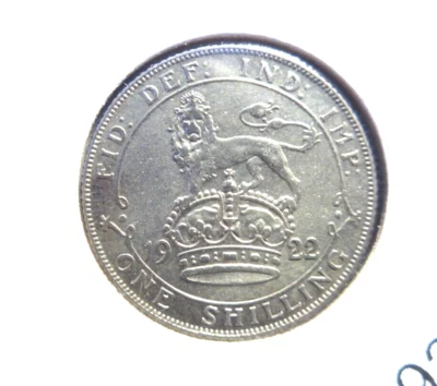 UK 1922   1 Shilling * George V *👀 - Image 1 of 2