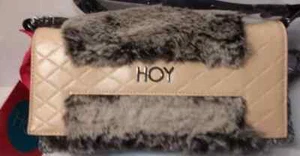 BORSETTA POCHETTE HOY COLLECTION FUR CHIC - Foto 1 di 3