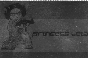 2010 Star Wars JAKe Art Trading Card Princess Leia Organa Lucasfilm - Picture 1 of 2