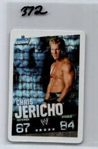Mini Sabritas Topps WWE Slam Attax 2009 raro difícil de encontrar Chris Jericho Holoprismático  - Imagen 1 de 2