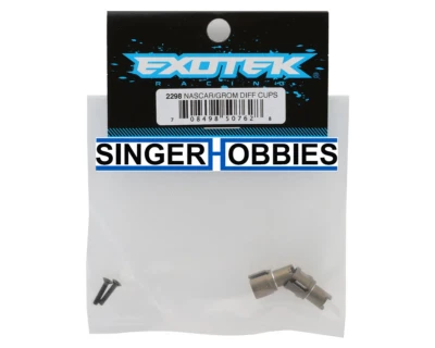 Tazas de salida diferencial de aluminio EXOTEK EXO2298 Arrma Grom/Losi NASCAR (2) Foto 1 de 2