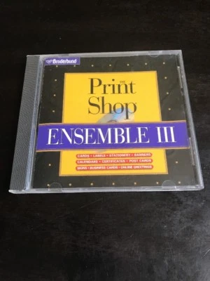 Druck Laden Ensemble III 3 PC CD Erstellen Eigener Karten Etiketten Briefpapier - Bild 1 von 4