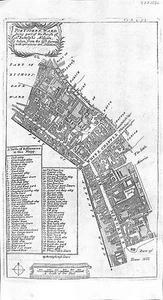 Antike Karten, Blome, Portsoken Ward - Bild 1 von 1