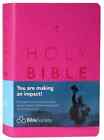NIV Colour Burst Bible Large Print Hot Pink