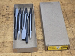 Vintage Irwin n.700 Bit Brace Cacciavite Bit 3/8" Mezza Dozzina Piatto Scatola Originale - Foto 1 di 5