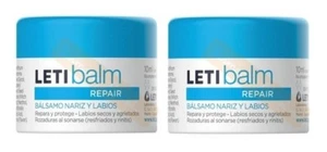 2 x LETIBALM REPAIR Jar Tarro Nose & Lips Nariz y Labios 10ml TOTAL 20ml - Picture 1 of 1