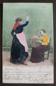 1902 Costumi Napoletani - Napoli - scuola di ballo popolare - tarantella - Picture 1 of 2