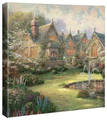 Thomas Kinkade Studios сад усадьбы 14 x 14 холст надежном - Изображение 1 из 2