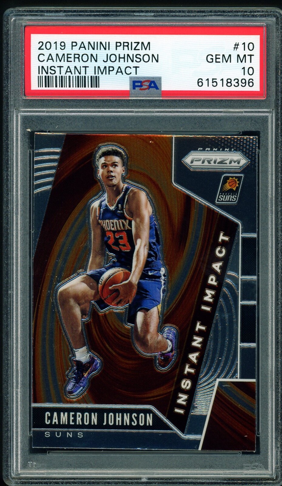 2019 Panini Prizm Cameron Johnson #10 Instant Impact PSA 10 RC