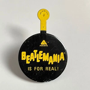 Rare vintage 1978 BEATLEMANIA promo button soundtrack pin tin badge THE BEATLES - Picture 1 of 3