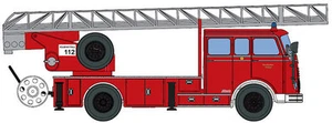 Model Car H0 Heico (HC2015): Fire Turntable Ladder Vehicle Metz DL30, Stuttgart - Picture 1 of 1