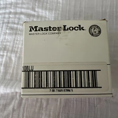 Master Lock 410 Blue. Box with Six.