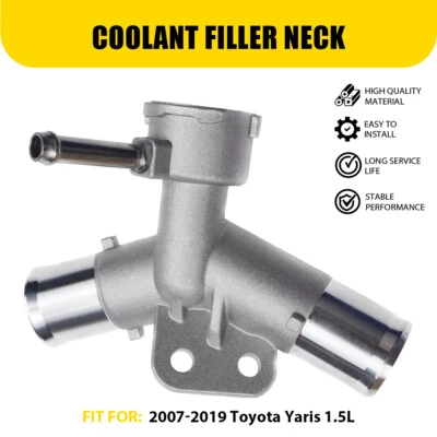 2 juegos de cuello de llenado de refrigerante de motor de aluminio Dorman para Yaris Toyota 2007-2018 2019 Foto 1 de 4