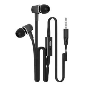 Handsfree In Ear Earphones Headphones with Mic, Bass for iPhones Samsung Huawei  - Picture 1 of 5