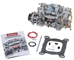 EDELBROCK PERFORMER CARBURETOR,650 CFM, ELECTRIC CHOKE,SATIN FINISH - Picture 1 of 6