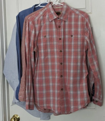 4 Shirts Men's Boston Tailorbird Chaps Eagle Shirts Size M Multi-Color - Image 1 of 4