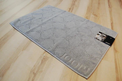 JOOP! Badematte Duschvorleger 1670 Uni-Cornflower 705 Platin 50x80cm - Bild 1 von 2