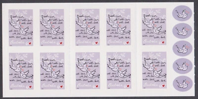 AUSTRALIA - 2012 PRECIOUS MOMENTS / LOVE HEARTS - SELF-ADHESIVE STAMP BOOKLET MN - Image 1 of 4