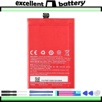 Reemplazar Batería para OnePlus 2 OnePlus Two A2001 A2003 A2005 BLP597 Envío Gratis Foto 1 de 4