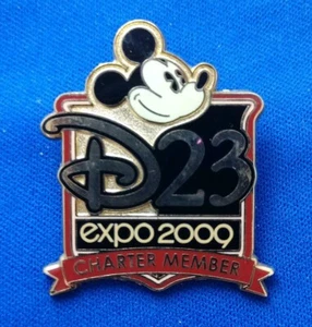 Disney D23 Expo 2009 MICKEY MOUSE Charter Member Fan Club Pin LR - Picture 1 of 4