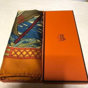 Out Of Print Hermes Silk 100 Scarf - Picture 1 of 10
