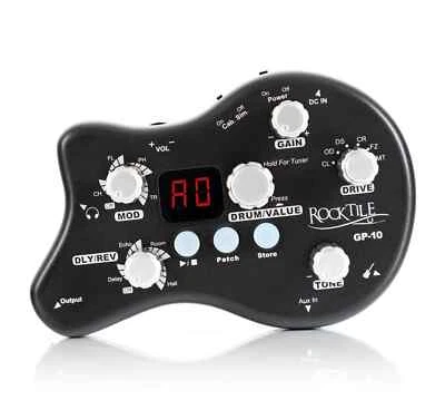 Amplificatore Chitarra Portatile Mini Multi Effetti Amp 40 Ritmi Jack Pedaliera - Immagine 1 di 4