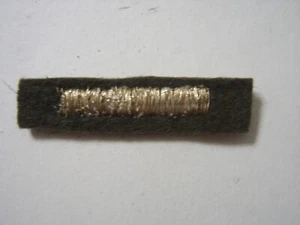 WW2 ARMY OVERSEAS SERVICE BARS 1 BAR 6 MONTH SERVICE GOLD BULLION THREADS;KY21-1 - Picture 1 of 2
